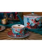 Tasse & Soucoupe en Porcelaine Mikasa x Sarah Arnett multicolore -  250 ml