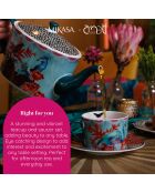 Tasse & Soucoupe en Porcelaine Mikasa x Sarah Arnett multicolore -  250 ml