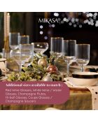 4 Coupes en Cristal transparentes -  350 ml