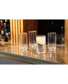 4 Verres en Cristal Highball al transparents -  510 ml