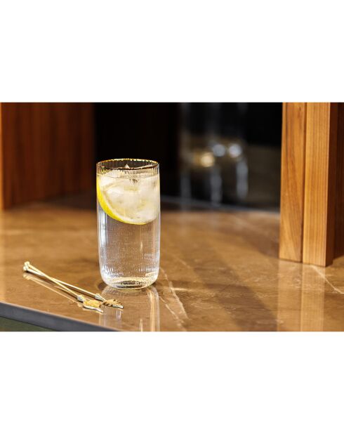 4 Verres en Cristal Highball al transparents -  510 ml
