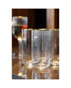 4 Verres en Cristal Highball al transparents -  510 ml