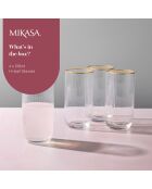 4 Verres en Cristal Highball al transparents -  510 ml