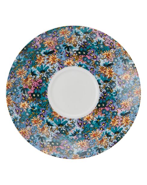 2 Tasses à thé avec soucoupes blanches -  240 ml