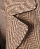 Manteau en Laine melangée Sewro beige