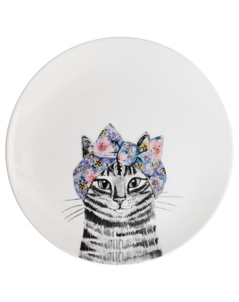 Assiette à désert Mikasa x Tipperleyhill blanche -  D.20 cm