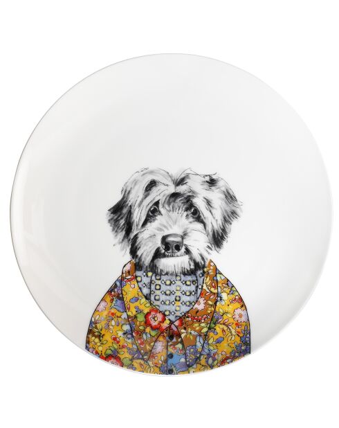 Assiette à désert Mikasa x Tipperleyhill blanche -  D.20 cm
