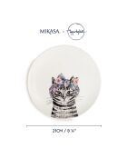 Assiette à désert Mikasa x Tipperleyhill blanche -  D.20 cm