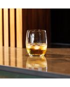 4 Verres à vin en Cristal Mikasa Treviso transparents -  350 ml