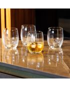 4 Verres à vin en Cristal Mikasa Treviso transparents -  350 ml