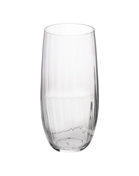 4 Verres en Cristal Highball Mikasa Treviso transparents -  400 ml