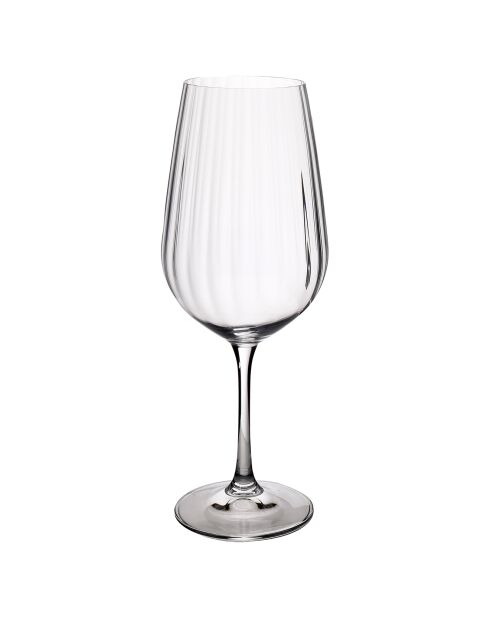 4 Verres à vin rouge en Cristal Mikasa Treviso transparents -  350 ml