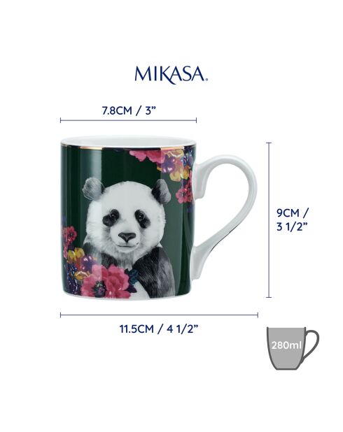 Tasse en Porcelaine Wild at Heart vert -  280 ml