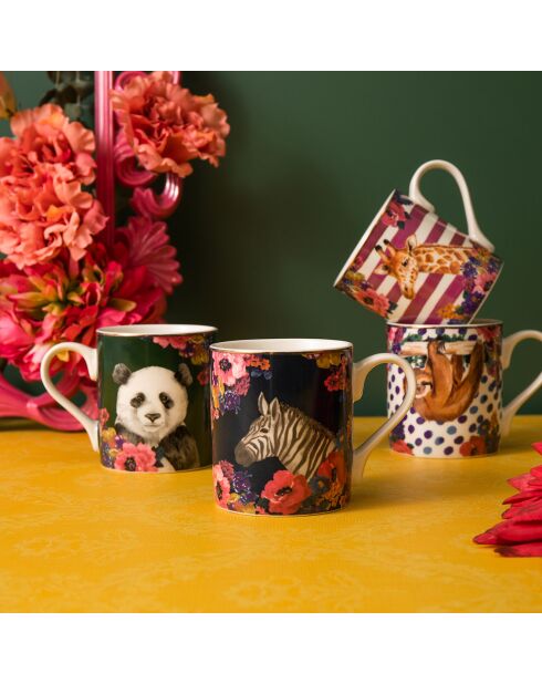Tasse en Porcelaine Wild at Heart multicolore - 280 ml