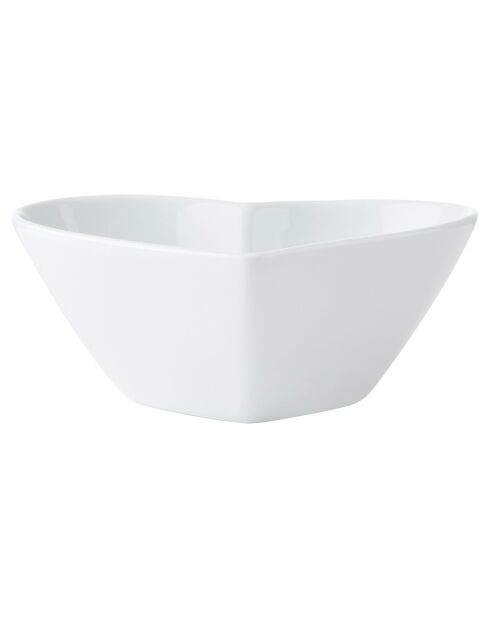 Plat coeur en Porcelaine Mikasa Chalk blanc -  13x10.5x5 cm