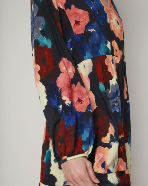 Racor Coral winterjurk met bloemen