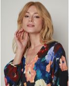Racor Coral winterjurk met bloemen