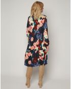Racor Coral winterjurk met bloemen