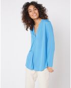 Topli uni blaues Top