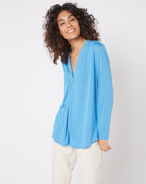 Topli uni blaues Top