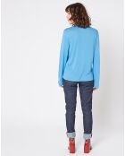 Toplo Uni blaues T-Shirt