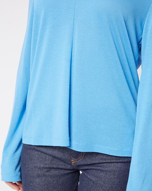 Toplo Uni blaues T-Shirt