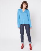 Toplo Uni blaues T-Shirt