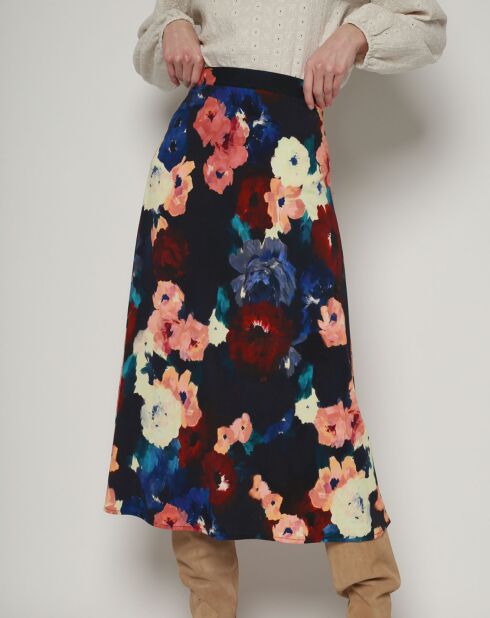 Jupe Jinol Fleurs Dhiver corail