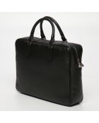 Marco Aktentasche aus schwarzem Leder - 39x29x9 cm