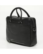 Porte-documents en Cuir Niccolo noir - 37x28.5x9 cm