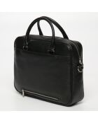 Porte-documents en Cuir Niccolo noir - 37x28.5x9 cm