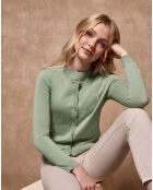Cardigan Rigby Go W Slim Cardigan vert jade