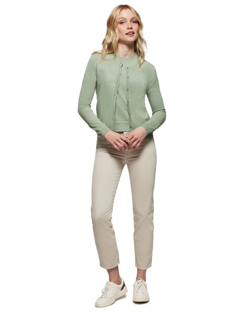 Cardigan Rigby Go W Slim Cardigan vert jade