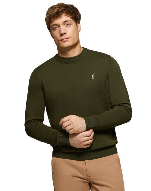 Pull Rigby Go U Neck vert foncé