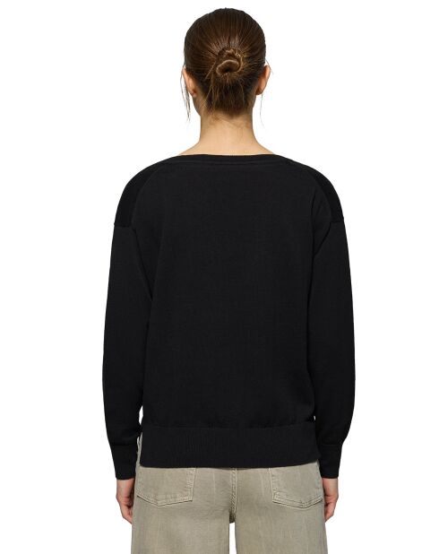 Pull Rigby Go V Neck W noir