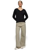 Pull Rigby Go V Neck W noir