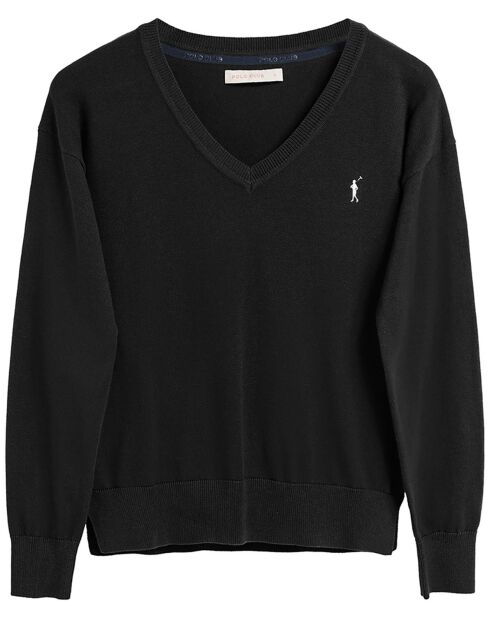Pull Rigby Go V Neck W noir