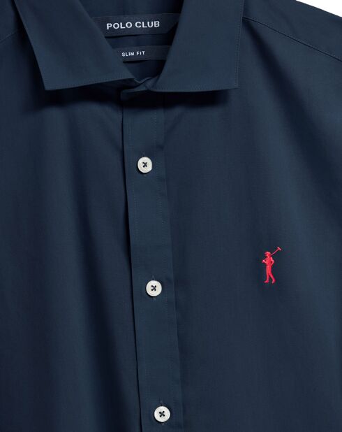 Chemise Rigby Go Slim Poplin navy