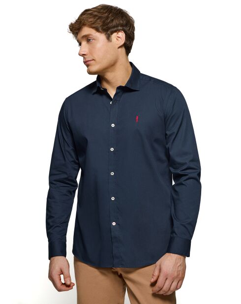 Chemise Rigby Go Slim Poplin navy