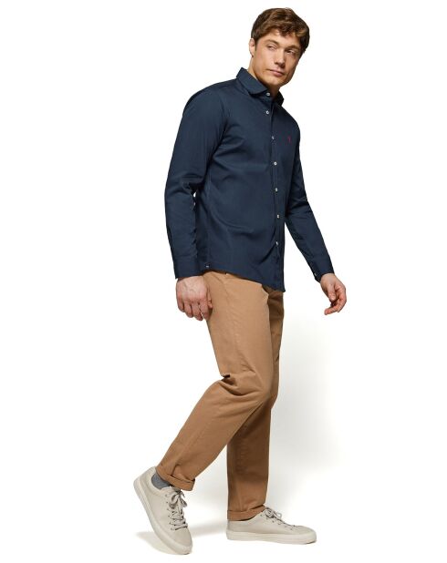 Chemise Rigby Go Slim Poplin navy