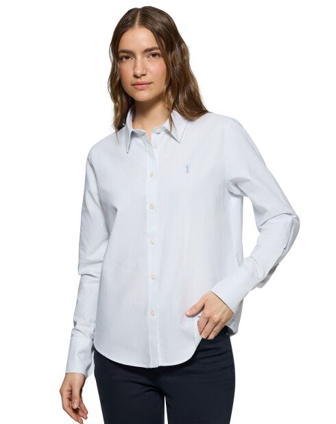 Chemise Rigby Go W Regular Oxford Stripes bleue