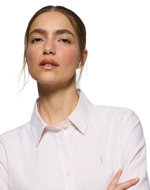Chemise Rigby Go W Regular Oxford Stripes rose