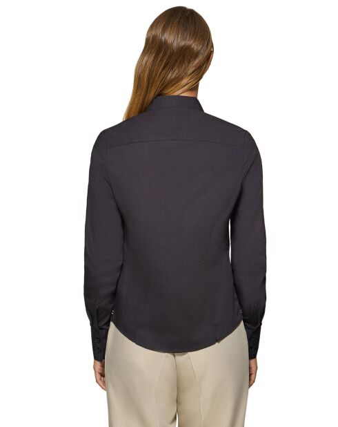 Chemise Rigby Go W Slim Poplin noire