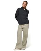 Sweat Rigby Go W Neck Zipper Fl noir