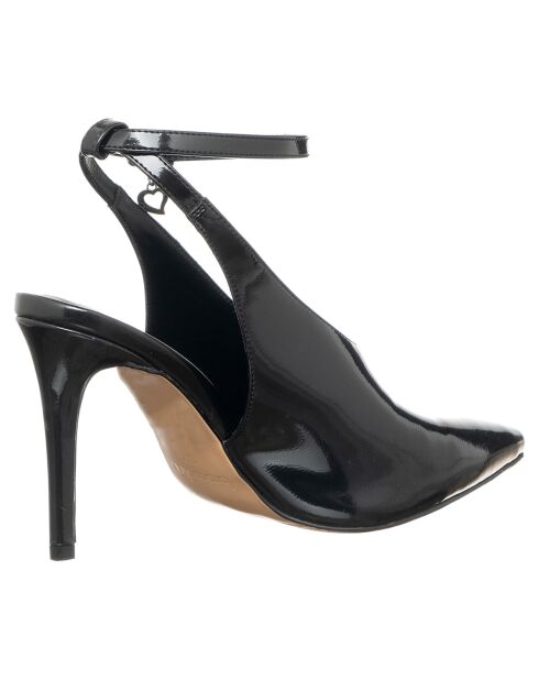 Slingbacks Annie noires - Talon 9 cm