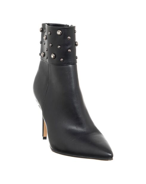 Bottines Marine noires - Talon 9 cm