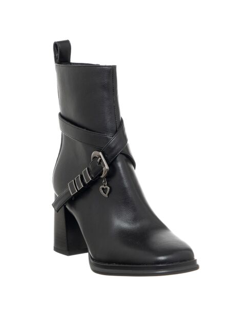 Boots Alix noires - Talon 6.5 cm