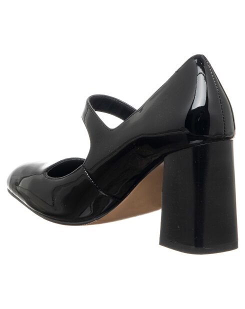 Babies Ambre noirs - Talon 6.5 cm