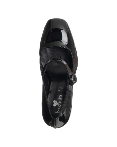 Babies Ambre noirs - Talon 6.5 cm