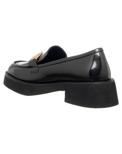 Mocassins Violenne noir/doré
